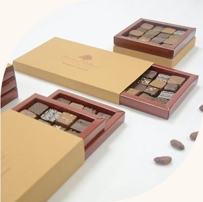 Les coffrets de ganaches et pralinés